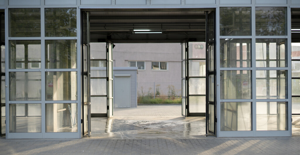 Walk Through Rollup Garage Door
